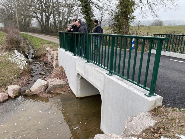 Un pont totalement rénové au Rousset-Marizy